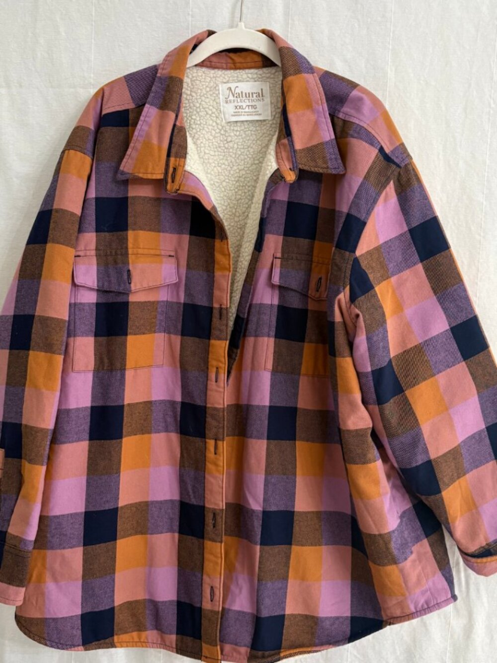 Sherpa Lined Flannel Jacket
